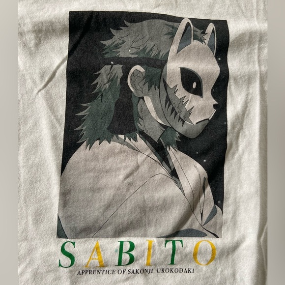 ❤️ 4 for $25 ❤️‎ Men’s UNIQLO demon slayer Sabito tee shirt size small - Picture 2 of 4